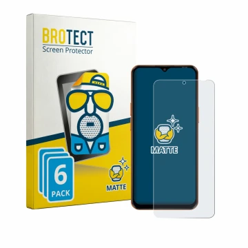 Vorderseite einer Produktverpackung mit dem Markenlogo BROTECT. Daneben ist das Gerät Oscal Flat 3C mit dem zugehörigen Displa