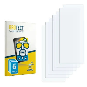 Vorderseite einer Produktverpackung mit dem Markenlogo BROTECT. Daneben ist der zugehörige Displayschutz.