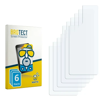 Vorderseite einer Produktverpackung mit dem Markenlogo BROTECT. Daneben ist der zugehörige Displayschutz.
