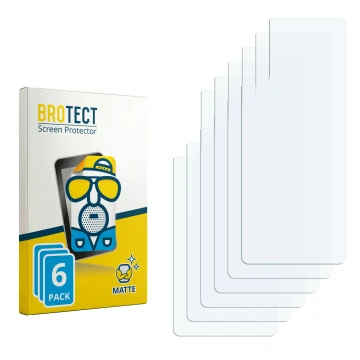 Vorderseite einer Produktverpackung mit dem Markenlogo BROTECT. Daneben ist der zugehörige Displayschutz.