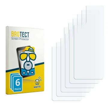 Vorderseite einer Produktverpackung mit dem Markenlogo BROTECT. Daneben ist der zugehörige Displayschutz.