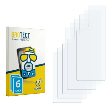 Vorderseite einer Produktverpackung mit dem Markenlogo BROTECT. Daneben ist der zugehörige Displayschutz.