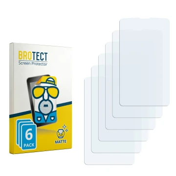 Vorderseite einer Produktverpackung mit dem Markenlogo BROTECT. Daneben ist der zugehörige Displayschutz.