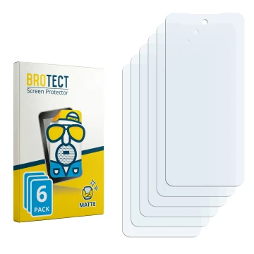 Vorderseite einer Produktverpackung mit dem Markenlogo BROTECT. Daneben ist der zugehörige Displayschutz.