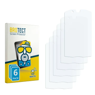 Vorderseite einer Produktverpackung mit dem Markenlogo BROTECT. Daneben ist der zugehörige Displayschutz.