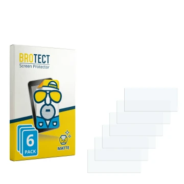 Vorderseite einer Produktverpackung mit dem Markenlogo BROTECT. Daneben ist der zugehörige Displayschutz.