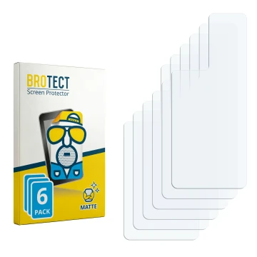 Vorderseite einer Produktverpackung mit dem Markenlogo BROTECT. Daneben ist der zugehörige Displayschutz.