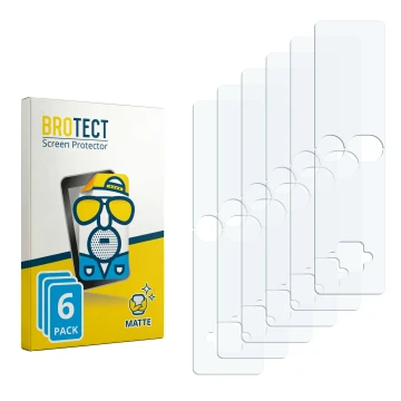 Vorderseite einer Produktverpackung mit dem Markenlogo BROTECT. Daneben ist der zugehörige Displayschutz.