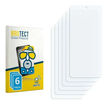 Vorderseite einer Produktverpackung mit dem Markenlogo BROTECT. Daneben ist der zugehörige Displayschutz.