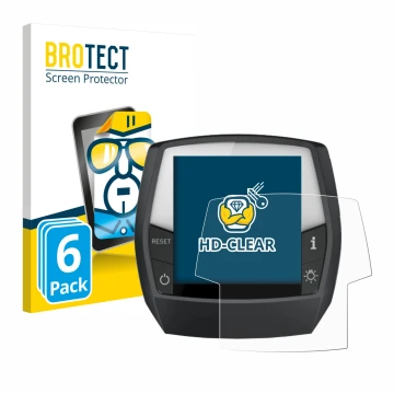 Vorderseite einer Produktverpackung mit dem Markenlogo BROTECT. Daneben ist das Gerät Bosch Intuvia Active Line mit dem zugehö