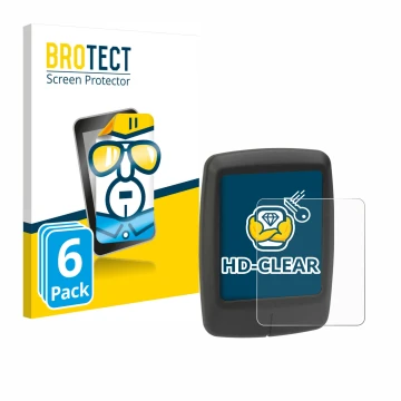 Vorderseite einer Produktverpackung mit dem Markenlogo BROTECT. Daneben ist das Gerät Specialized Turbo Connect Display mit de