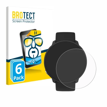 Vorderseite einer Produktverpackung mit dem Markenlogo BROTECT. Daneben ist das Gerät Polar Unite mit dem zugehörigen Displays