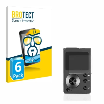 Vorderseite einer Produktverpackung mit dem Markenlogo BROTECT. Daneben ist das Gerät Surfans F20 mit dem zugehörigen Displays
