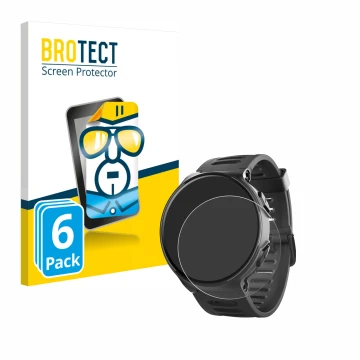 Vorderseite einer Produktverpackung mit dem Markenlogo BROTECT. Daneben ist das Gerät Kiprun 500 mit dem zugehörigen Displaysc