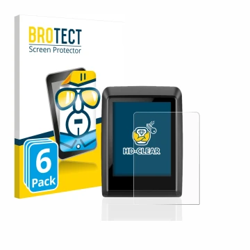 Vorderseite einer Produktverpackung mit dem Markenlogo BROTECT. Daneben ist das Gerät Bosch Kiox 300 mit dem zugehörigen Displ