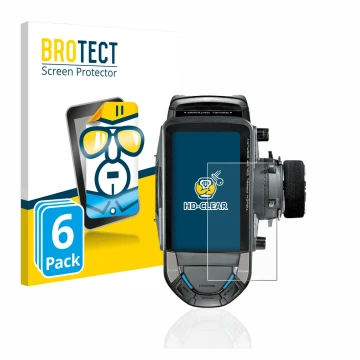 Vorderseite einer Produktverpackung mit dem Markenlogo BROTECT. Daneben ist das Gerät Futaba 10PX mit dem zugehörigen Displays