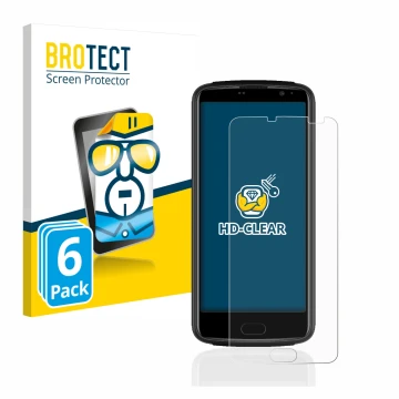 Vorderseite einer Produktverpackung mit dem Markenlogo BROTECT. Daneben ist das Gerät Beafon M7 premium mit dem zugehörigen Di