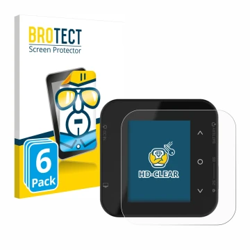 Vorderseite einer Produktverpackung mit dem Markenlogo BROTECT. Daneben ist das Gerät ISDT Air8 mit dem zugehörigen Displaysch