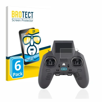 Vorderseite einer Produktverpackung mit dem Markenlogo BROTECT. Daneben ist das Gerät Radiomaster Zorro mit dem zugehörigen Di