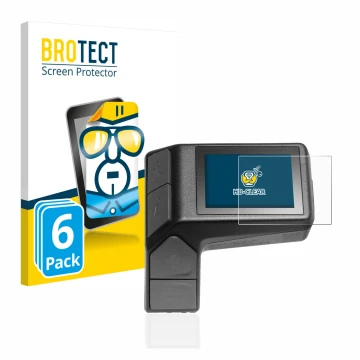 Vorderseite einer Produktverpackung mit dem Markenlogo BROTECT. Daneben ist das Gerät Giant Ridecontrol Dash 2 in 1 mit dem zu