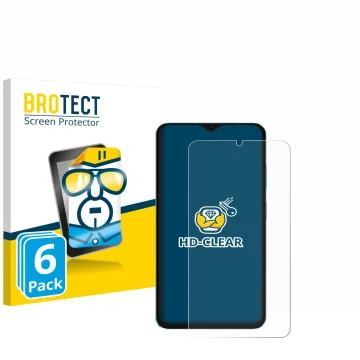 Vorderseite einer Produktverpackung mit dem Markenlogo BROTECT. Daneben ist das Gerät Oscal C70 mit dem zugehörigen Displaysch