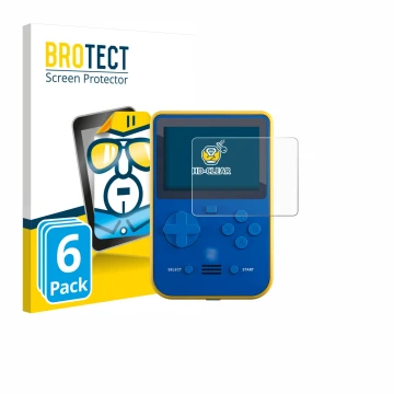 Vorderseite einer Produktverpackung mit dem Markenlogo BROTECT. Daneben ist das Gerät Blaze Super Pocket mit dem zugehörigen D