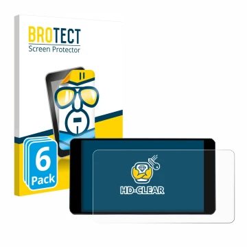 Vorderseite einer Produktverpackung mit dem Markenlogo BROTECT. Daneben ist das Gerät Zontes 350D mit dem zugehörigen Displays