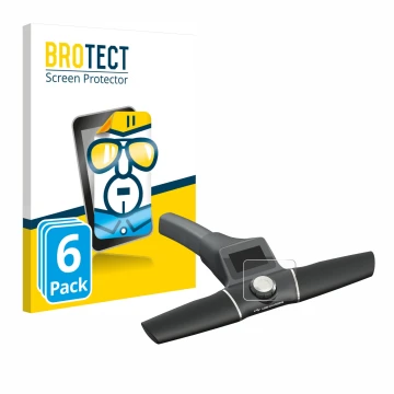 Vorderseite einer Produktverpackung mit dem Markenlogo BROTECT. Daneben ist das Gerät Motocaddy S1 Electric Trolley (2022) mit
