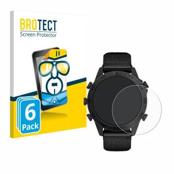 Vorderseite einer Produktverpackung mit dem Markenlogo BROTECT. Daneben ist das Gerät Garmin Marq Commander Gen 2 mit dem zuge