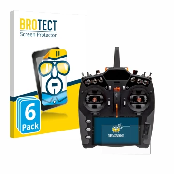Vorderseite einer Produktverpackung mit dem Markenlogo BROTECT. Daneben ist das Gerät Spektrum NX20 mit dem zugehörigen Displa