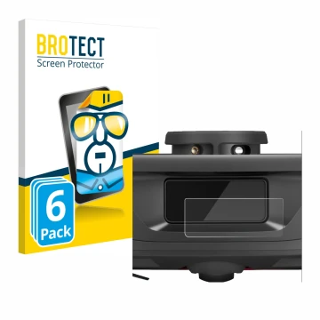 Vorderseite einer Produktverpackung mit dem Markenlogo BROTECT. Daneben ist das Gerät Roborock Q Revo (NUR Kamera) mit dem zug