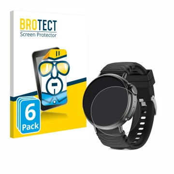 Vorderseite einer Produktverpackung mit dem Markenlogo BROTECT. Daneben ist das Gerät AMZSA GT88 mit dem zugehörigen Displaysc
