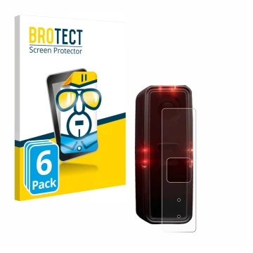 Vorderseite einer Produktverpackung mit dem Markenlogo BROTECT. Daneben ist das Gerät Alps Alpine Ride Safety RS 1000 mit dem 