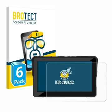 Vorderseite einer Produktverpackung mit dem Markenlogo BROTECT. Daneben ist das Gerät Carpuride W502 5