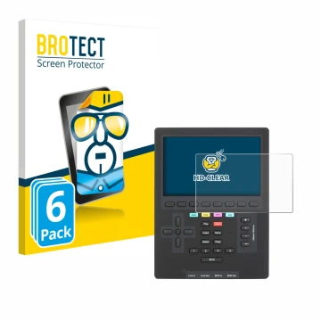 Vorderseite einer Produktverpackung mit dem Markenlogo BROTECT. Daneben ist das Gerät Polyend Tracker Mini mit dem zugehörigen