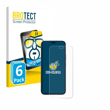 Vorderseite einer Produktverpackung mit dem Markenlogo BROTECT. Daneben ist das Gerät Honor 200 Lite mit dem zugehörigen Displ