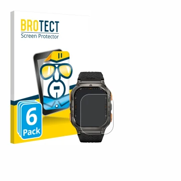 Vorderseite einer Produktverpackung mit dem Markenlogo BROTECT. Daneben ist das Gerät Kospet Tank M3 Ultra mit dem zugehörigen