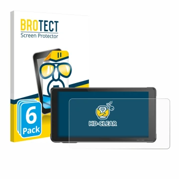 Vorderseite einer Produktverpackung mit dem Markenlogo BROTECT. Daneben ist das Gerät Interphone Sync55 mit dem zugehörigen Di