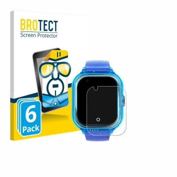 Vorderseite einer Produktverpackung mit dem Markenlogo BROTECT. Daneben ist das Gerät SaveFamily Enjoy mit dem zugehörigen Dis