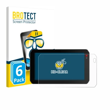 Vorderseite einer Produktverpackung mit dem Markenlogo BROTECT. Daneben ist das Gerät Chigee AIO-5 Lite mit dem zugehörigen Di