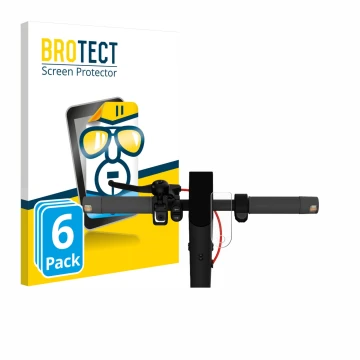 Vorderseite einer Produktverpackung mit dem Markenlogo BROTECT. Daneben ist das Gerät Xiaomi Mi 4 Lite E-Scooter (2. Gen.) mit