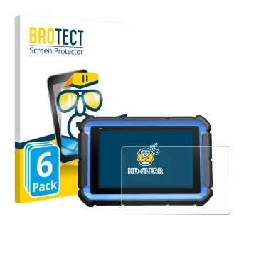 Vorderseite einer Produktverpackung mit dem Markenlogo BROTECT. Daneben ist das Gerät Topdon ArtiDiag Pro mit dem zugehörigen 