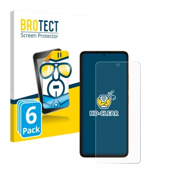 Vorderseite einer Produktverpackung mit dem Markenlogo BROTECT. Daneben ist das Gerät HMD Pulse mit dem zugehörigen Displaysch
