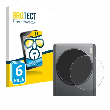 Vorderseite einer Produktverpackung mit dem Markenlogo BROTECT. Daneben ist das Gerät Vivo X100 Ultra (NUR Kameraschutz) mit d