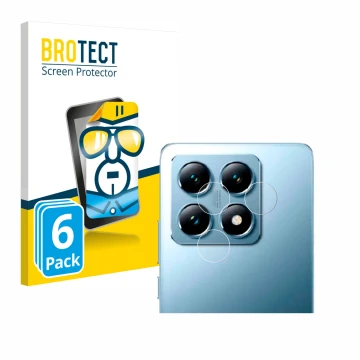 Vorderseite einer Produktverpackung mit dem Markenlogo BROTECT. Daneben ist das Gerät Xiaomi 14T (NUR Kameraschutz) mit dem zu