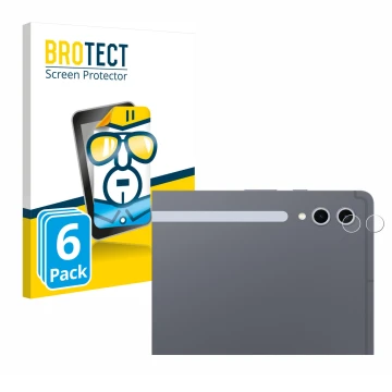 Vorderseite einer Produktverpackung mit dem Markenlogo BROTECT. Daneben ist das Gerät Samsung Galaxy Tab S10 Ultra 5G (NUR Kam