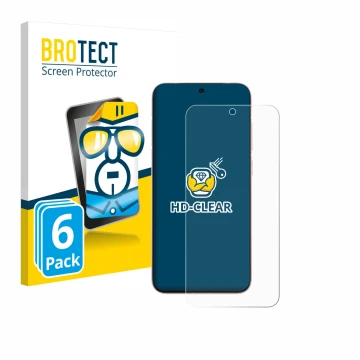 Vorderseite einer Produktverpackung mit dem Markenlogo BROTECT. Daneben ist das Gerät Vivo X200 Pro mini mit dem zugehörigen D