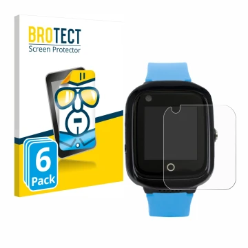 Vorderseite einer Produktverpackung mit dem Markenlogo BROTECT. Daneben ist das Gerät One2Track Connect NEO mit dem zugehörige