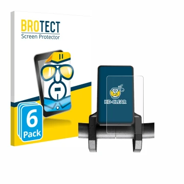 Vorderseite einer Produktverpackung mit dem Markenlogo BROTECT. Daneben ist das Gerät Joyor S5 V1 mit dem zugehörigen Displays