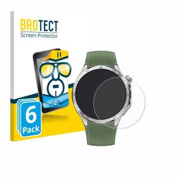Vorderseite einer Produktverpackung mit dem Markenlogo BROTECT. Daneben ist das Gerät OnePlus Watch 3 mit dem zugehörigen Disp